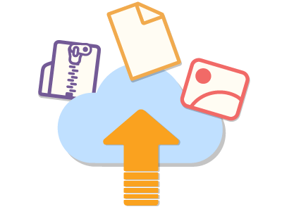 Files being uploaded to cloud