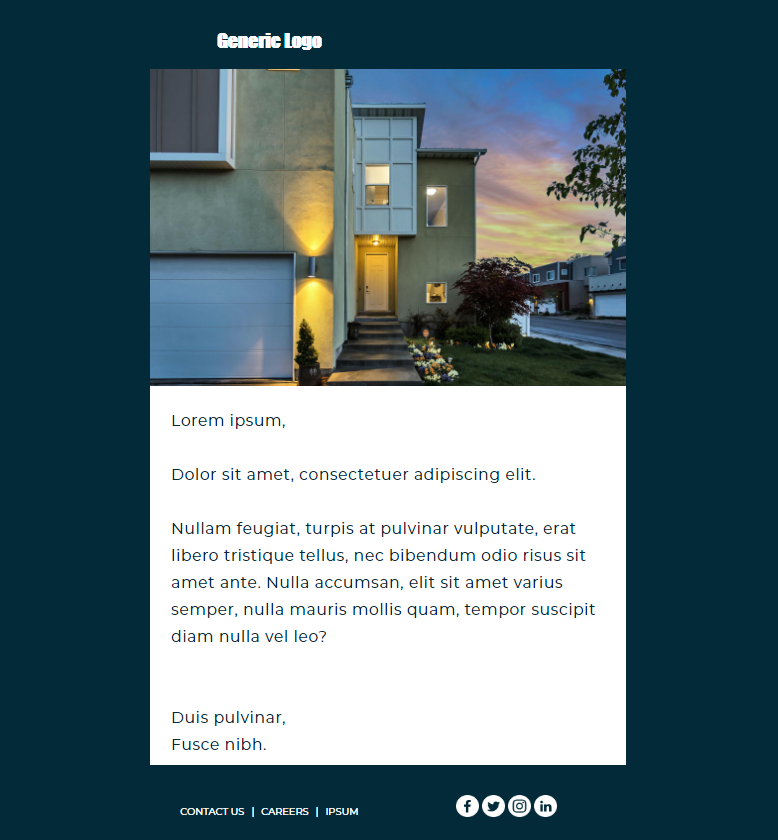 eM Client: Email template 1