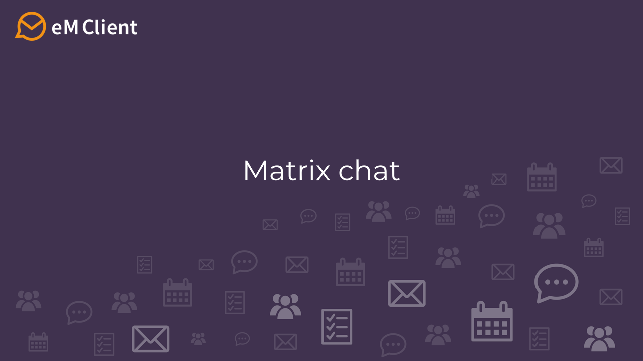 Podpora chatu Matrix